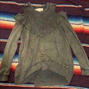 Open shoulder sweater